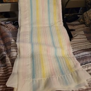 Mervyn's 90s vintage acrylic baby blanket